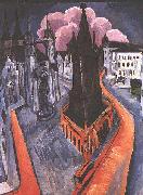 Ernst Ludwig Kirchner The red tower of Halle France oil painting artist